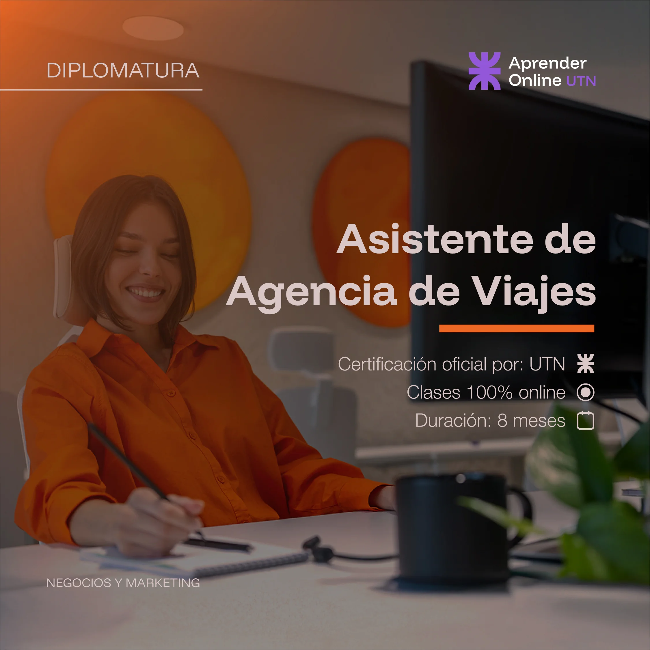 Diplomatura en Asistente de Agencia de Viajes