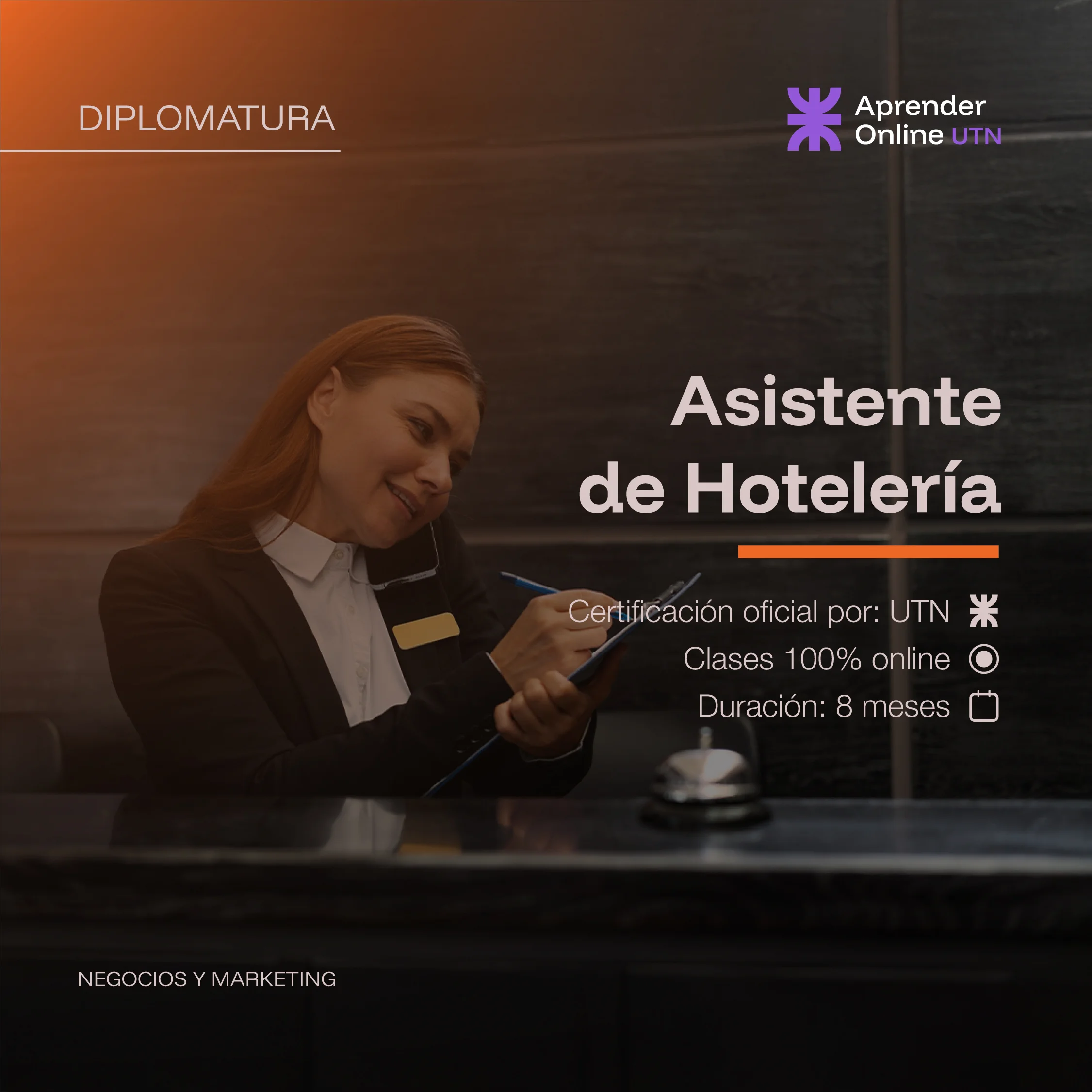 Diplomatura en Asistente de Hotelería