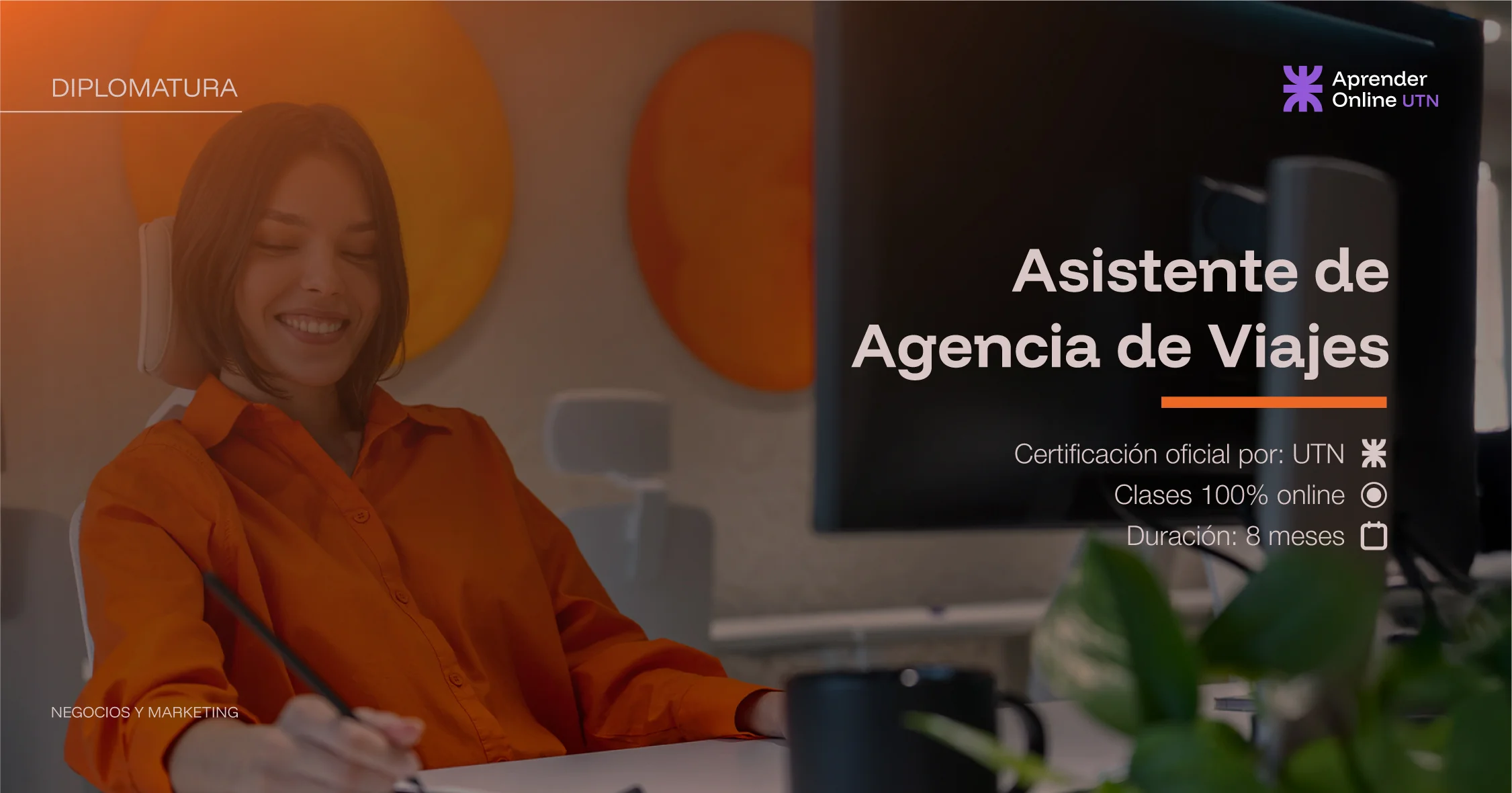 Diplomatura en Asistente de Agencia de Viajes