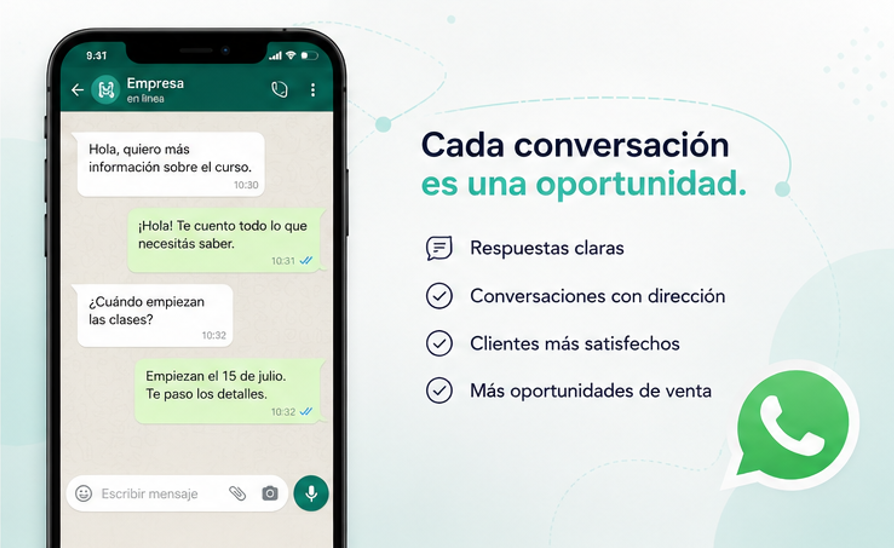Ventas por WhatsApp y canales de mensajería