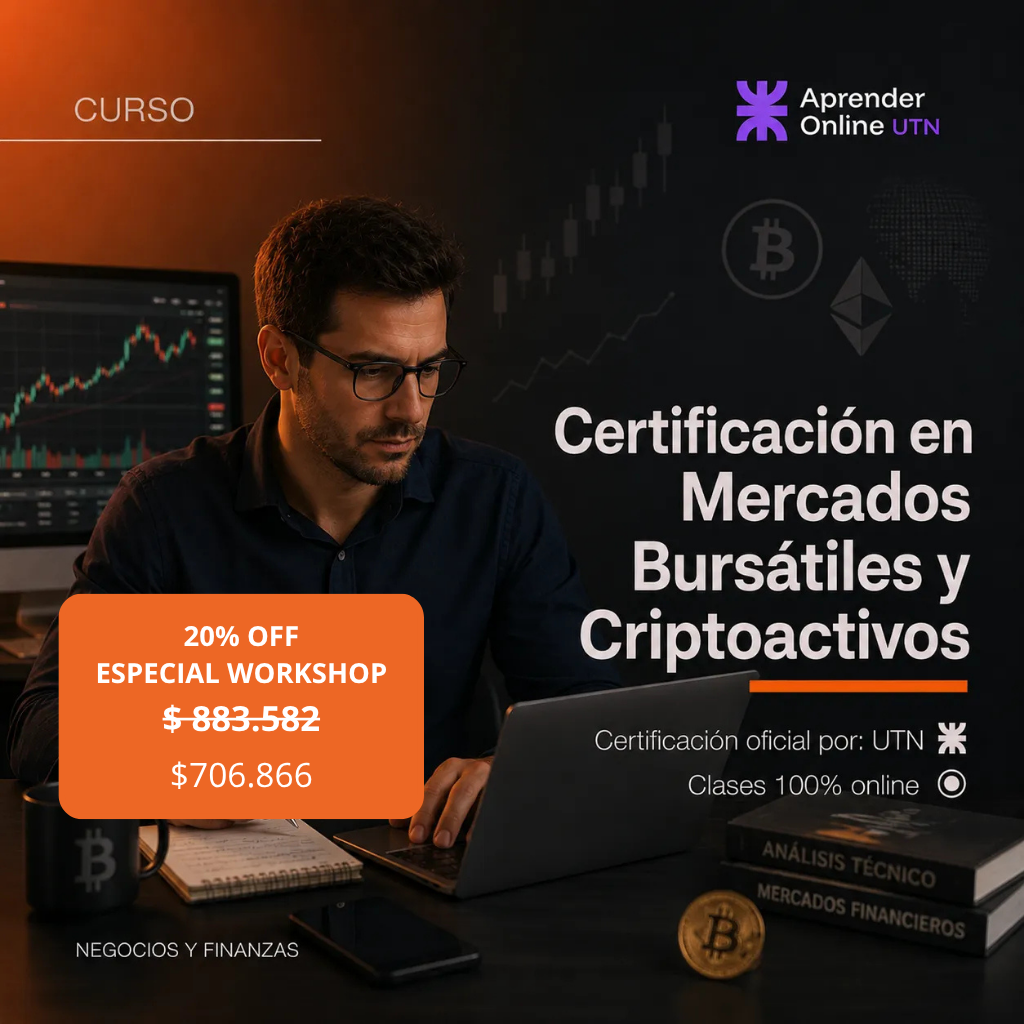 Certificación en Mercados Bursátiles y Criptoactivos